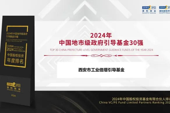 奮楫爭(zhēng)先，載譽(yù)前行② || 西安市工業(yè)倍增引導(dǎo)基金獲評(píng)“2024年中國(guó)地市級(jí)政府引導(dǎo)基金30強(qiáng)”